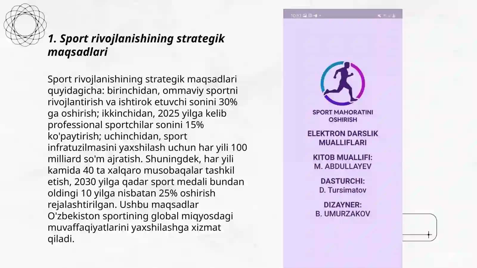 Sport mahoratini oshirish maqsad va vazifalari 3