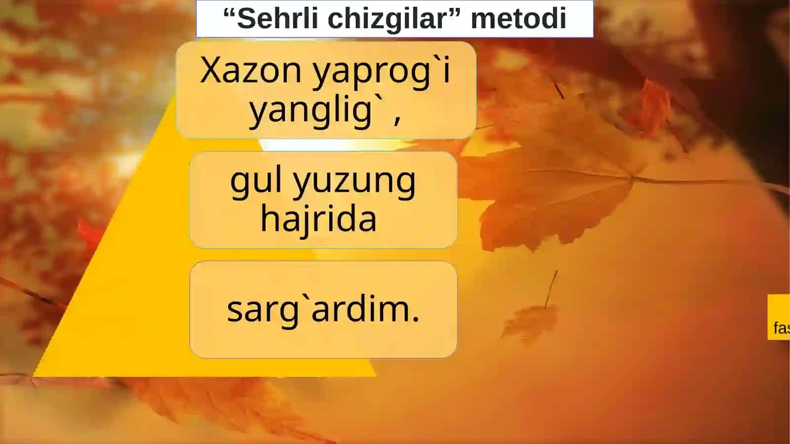 BOBURNING “XAZON YAPROG`I” G`AZALI TAHLILI 3