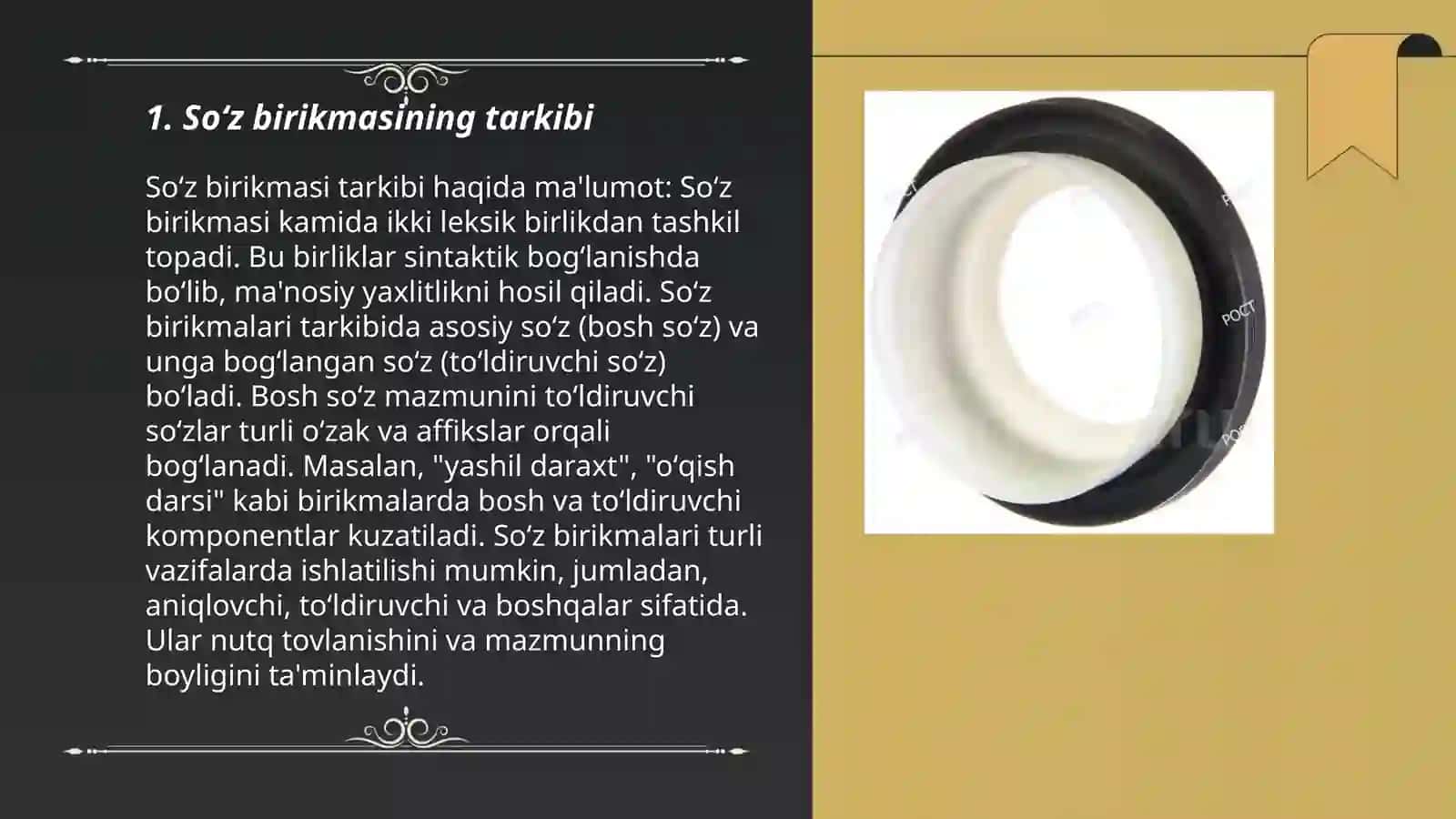 Soʻz birikmasi nutq birligi sifatida 3