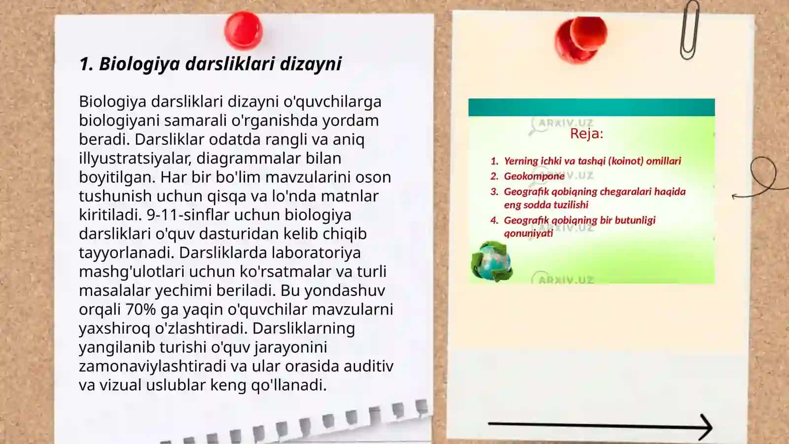 Biologiya darsliklarini tuzish qonuniyatlari 3