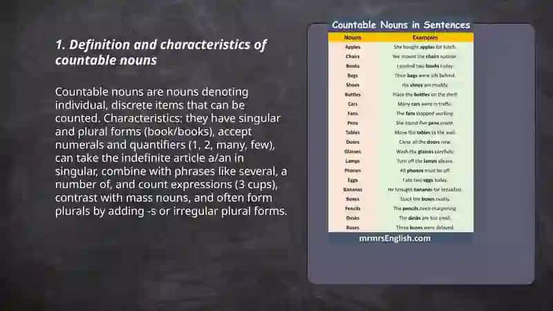 countable and uncountable nouns 3