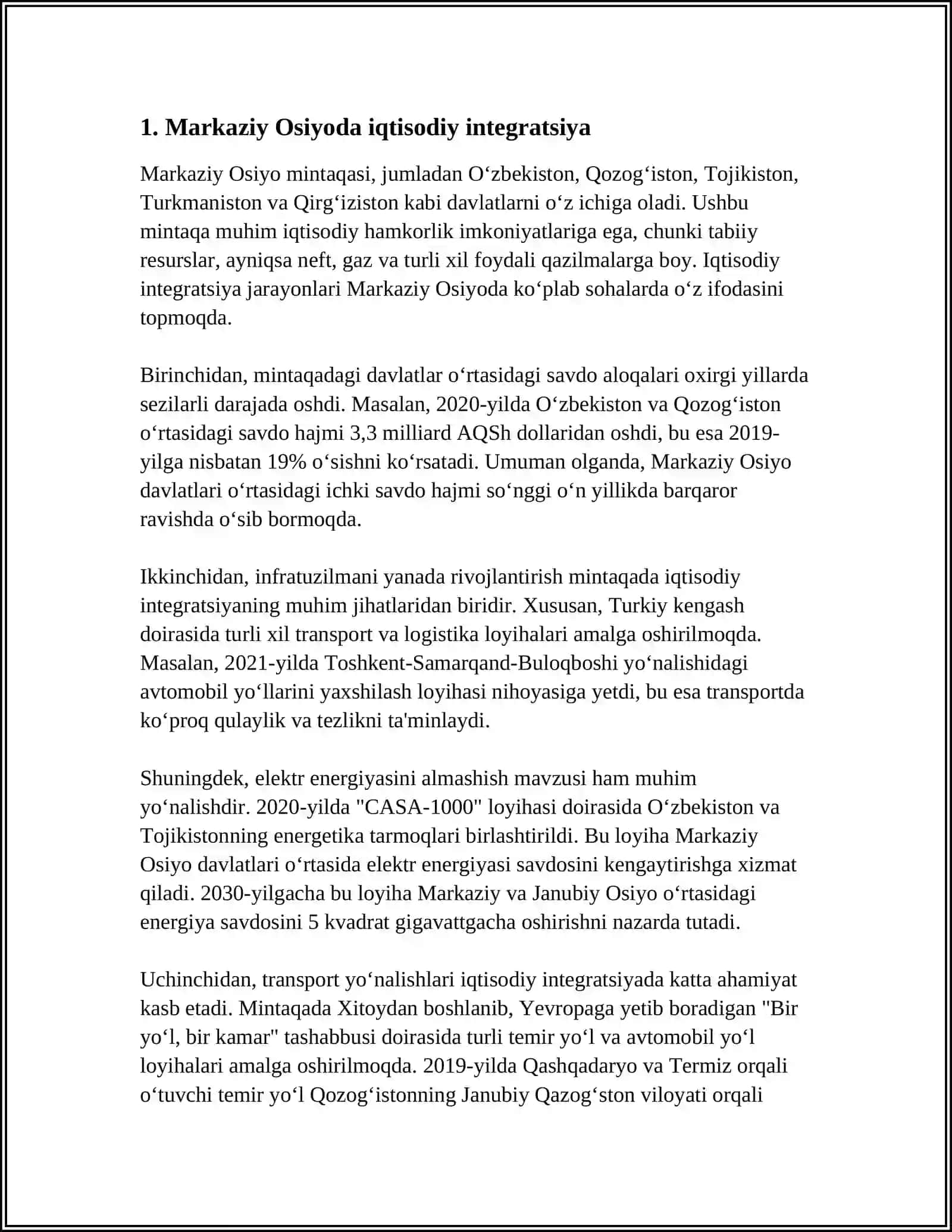 MARKAZIY-JANUBIY OSIYO VA O’ZBEKISTON TARAQQIYOTI 3