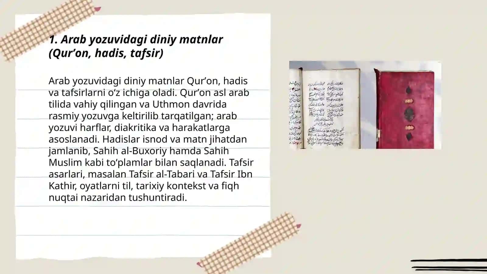Arab yozuvidagi matnlar 3