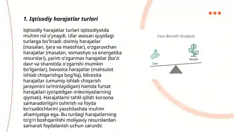 Iqtisodiy harajatlar va foyda 3