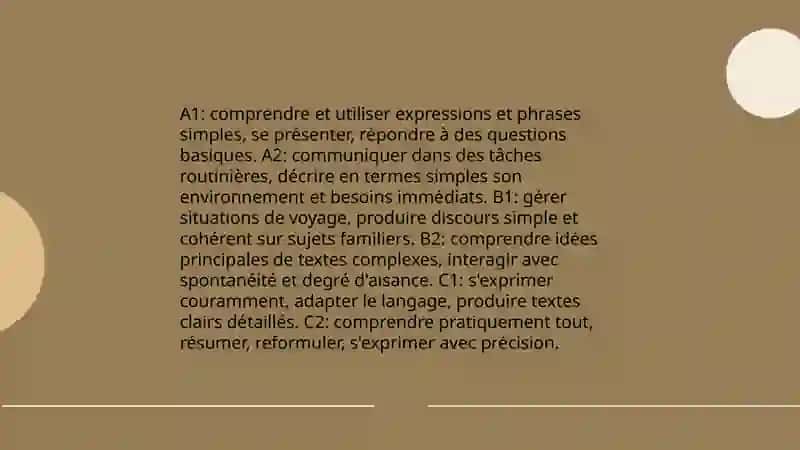 Les niveaux du CeFR et leur application dans le processus d'apprentissage du francais 3