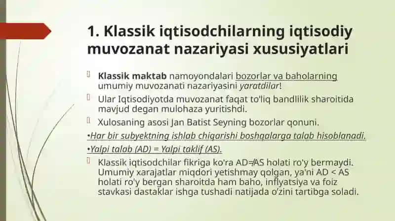 KEYNSNING MAKROIQTISODIY MUVOZANAT MODELI 3