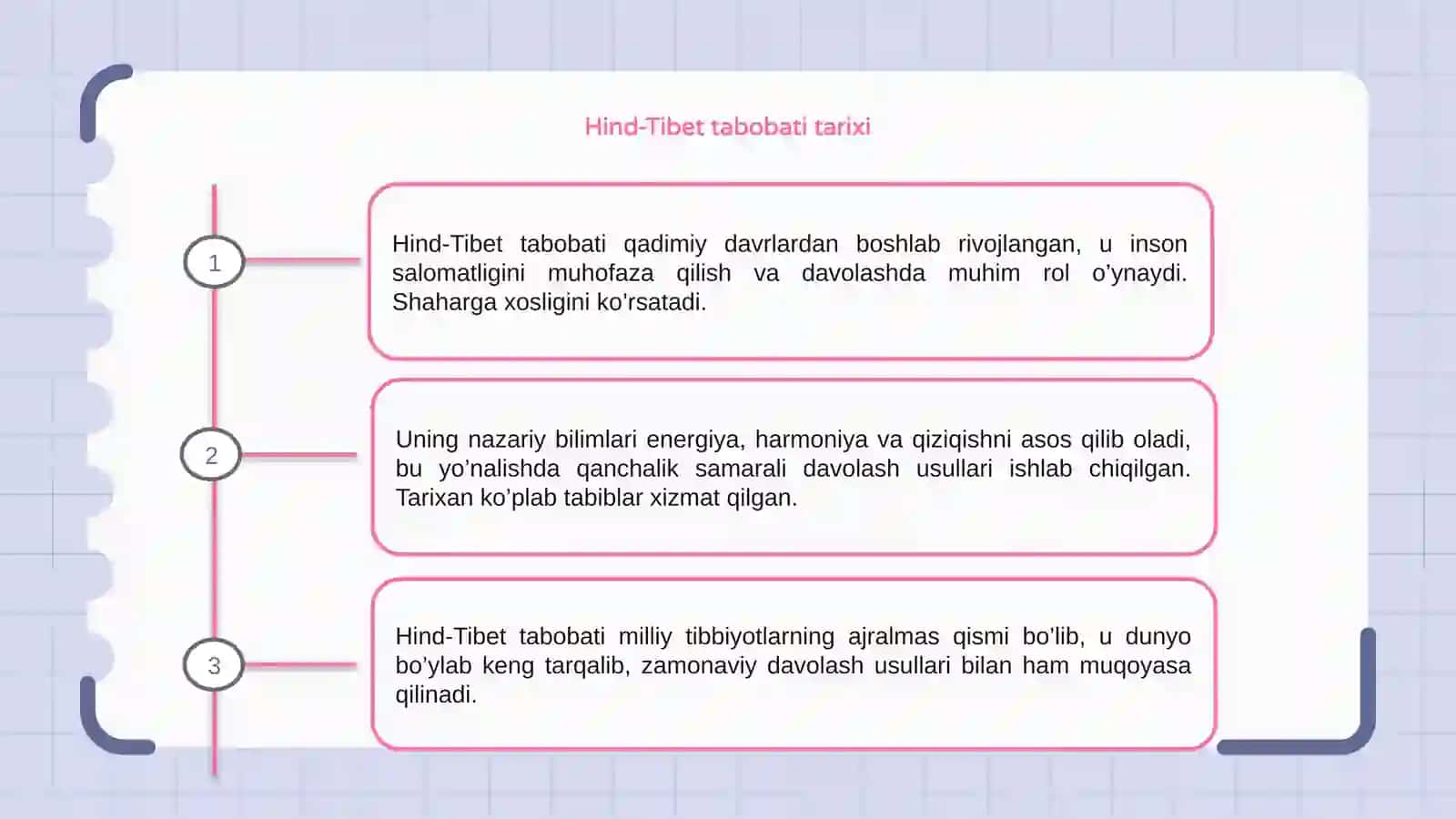 Hind – Tibet tabobati tabiblarning nazariy bilimlari 3