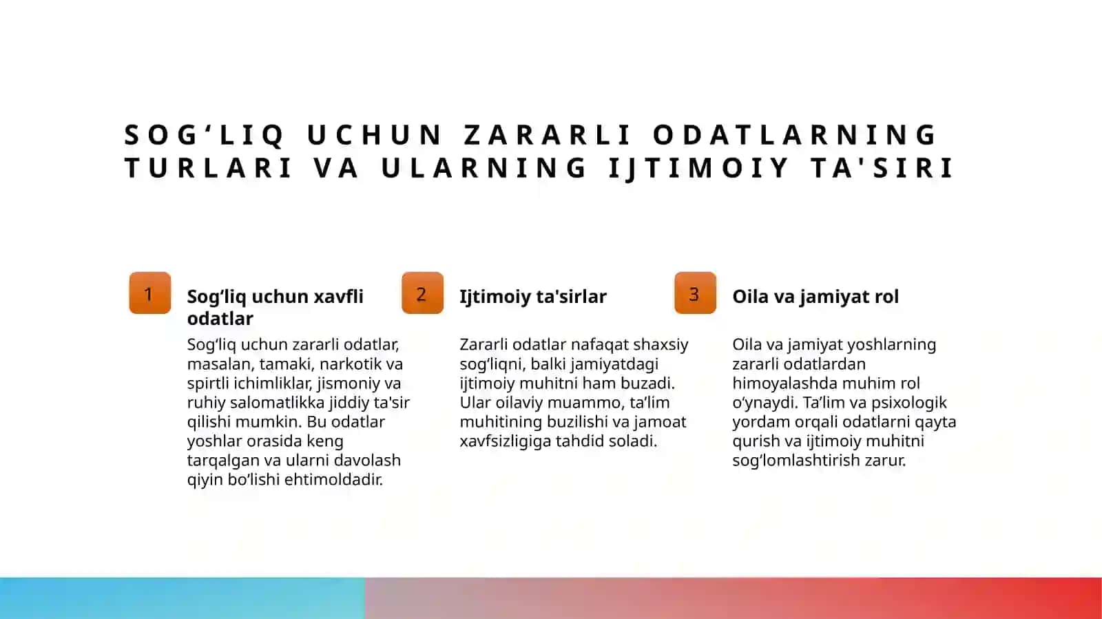 Maktab õquvchilarining sogʻliq uchun zararli odatlari psixoprafilakasi 3