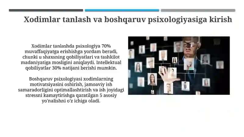 Kadrlarni tanlash va boshqarish psixologiyasi 3