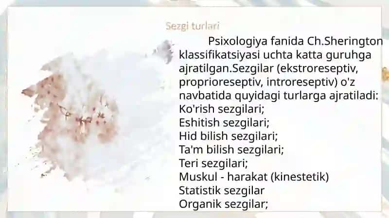 Sezgi va Idrokning Psixologik Mahiyati, Fiziologiyasi 3
