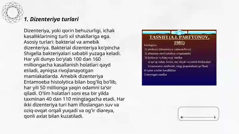 Dizenteriya va sallmaneloz kasalliklari 3