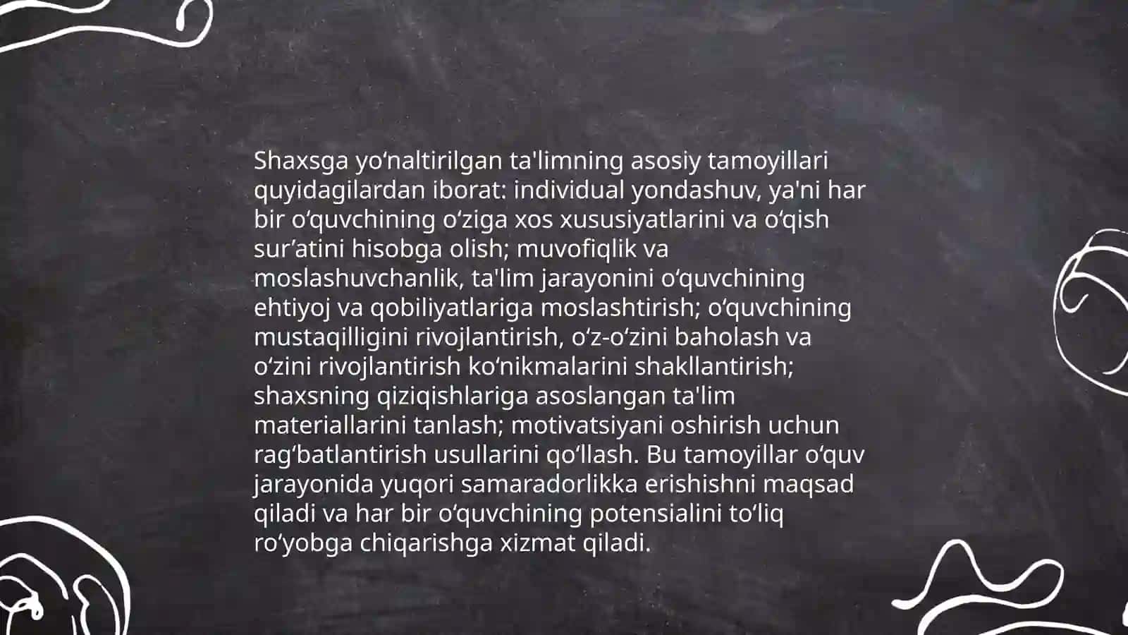 Shaxsga yoʻnaltirilgan taʼlim texnologiyalari 3