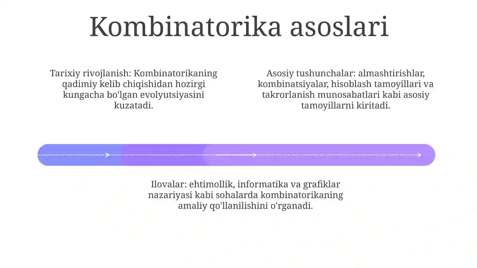 Kombinatorika Fani Rivojlanish Tarixi 3