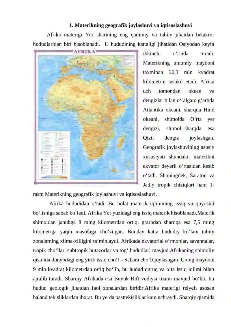 Afrika materigining muhofaza etiladigan tabiiy hududlar 3