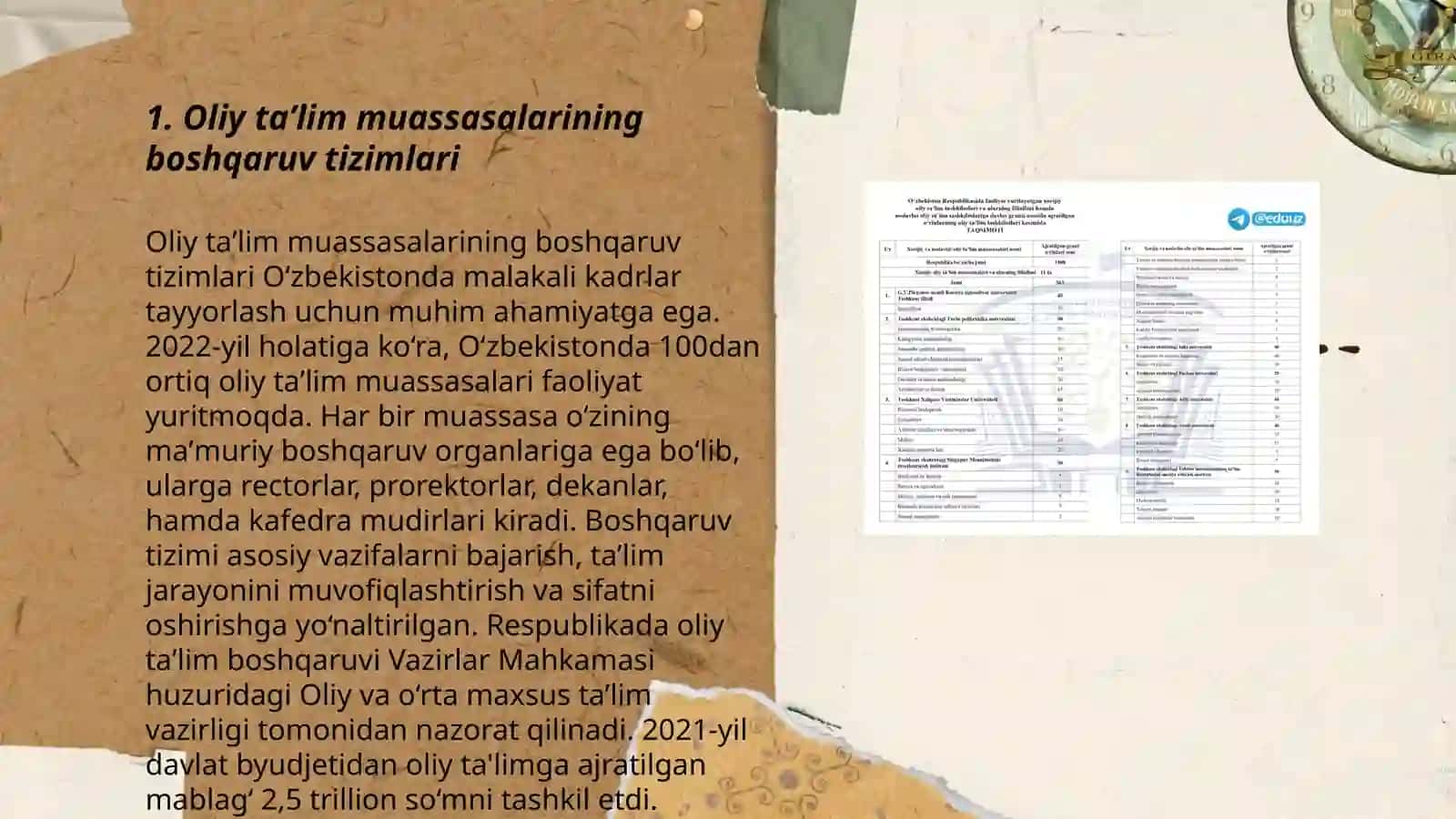 Oliy taʼlim muassasalarini boshqarish 3