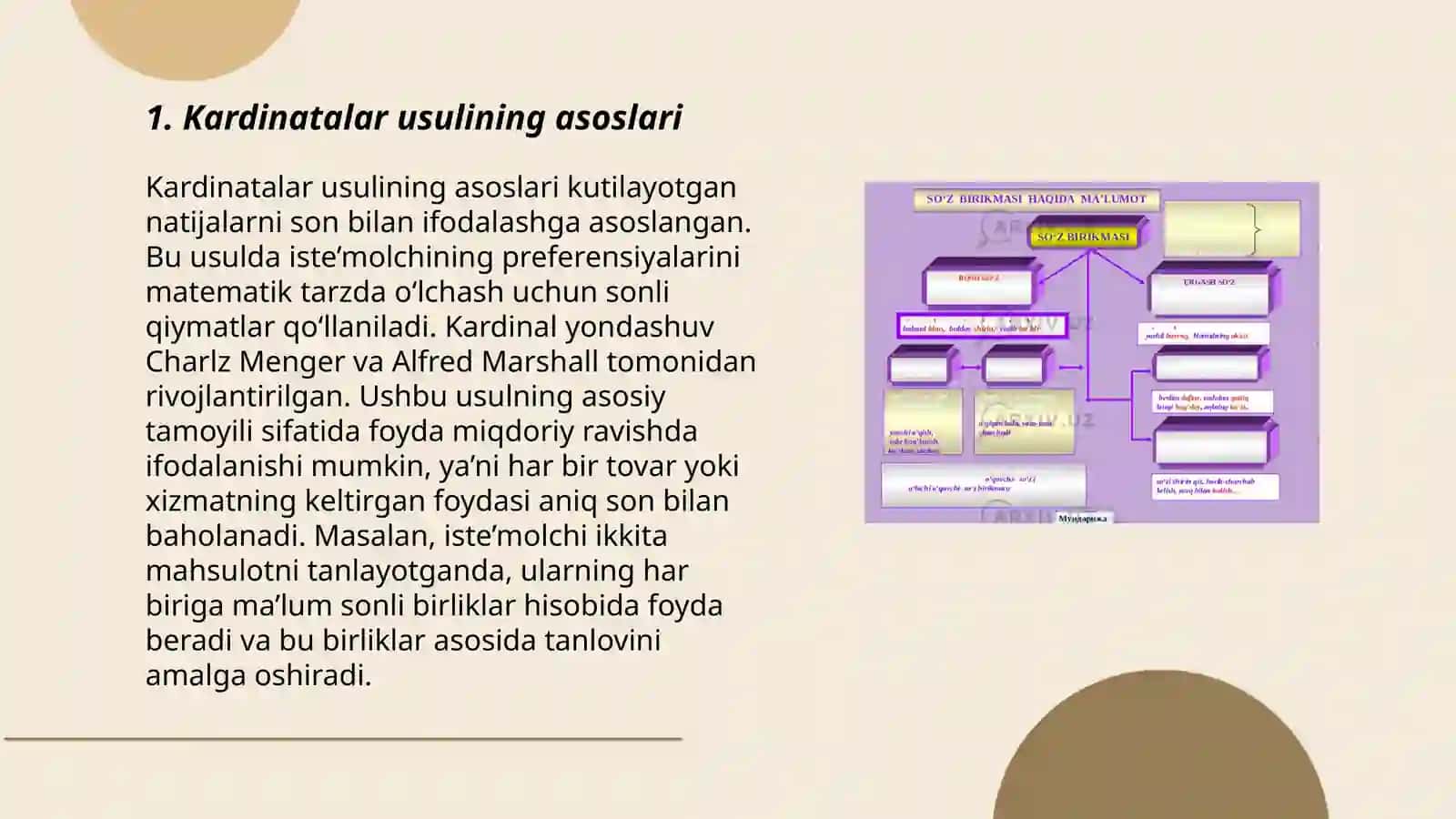 Kardinatalar usuli 3