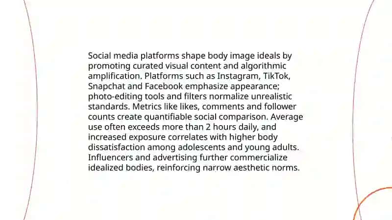 The influence of popular culture on body image 3