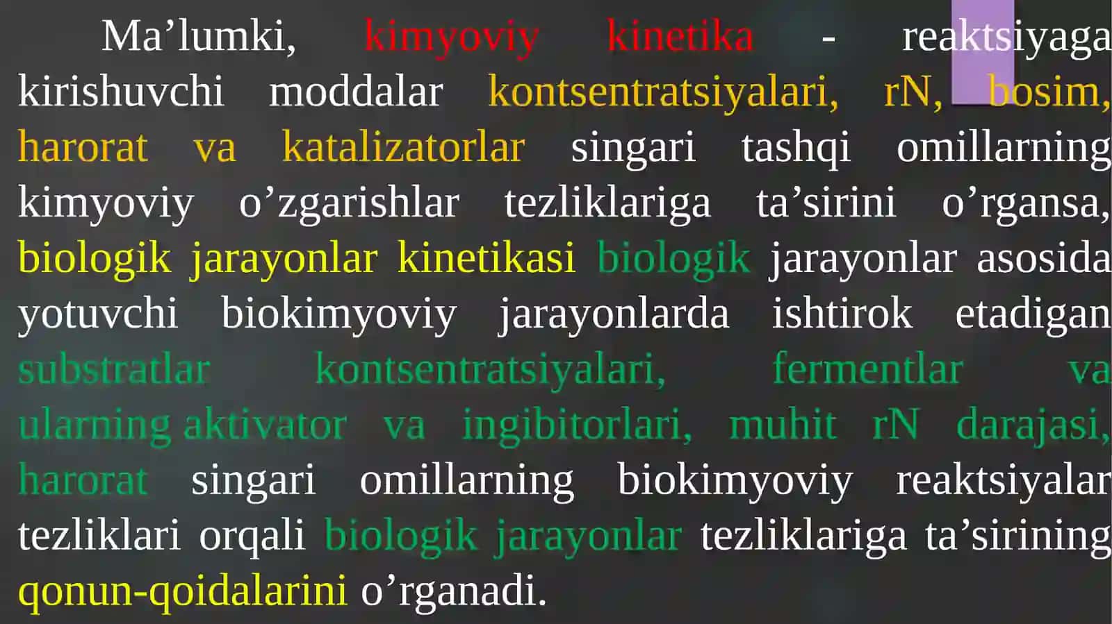 Biologik jarayonlar kinetikasiga havotir ta'siri. Qurbaqa yuragi misolidagi harorat koeffitsienti va aktivlanish energiyasini Shtraube usulida hisoblab topish 3