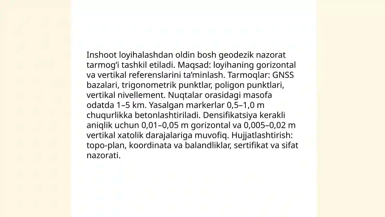Avtomobil yo‘llari va yo‘l inshootlarini qidiruv – loyihalashdagi muxandislik 3