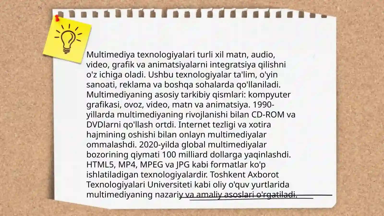 Multimedia -zamonaviy axborot texnologiyalari 3