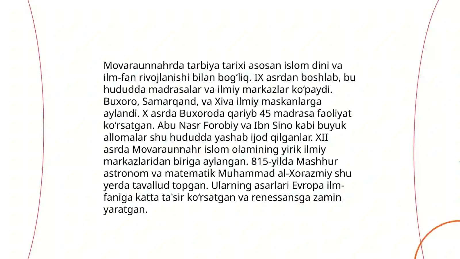 Movaraunnahrda tarbiya, maktab va pedagogik fikrlar rivoji 3
