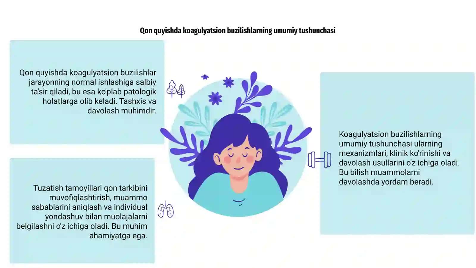 Qon quyishda koagulyatsion buzilishlar; tuzatish tamoyillari 3