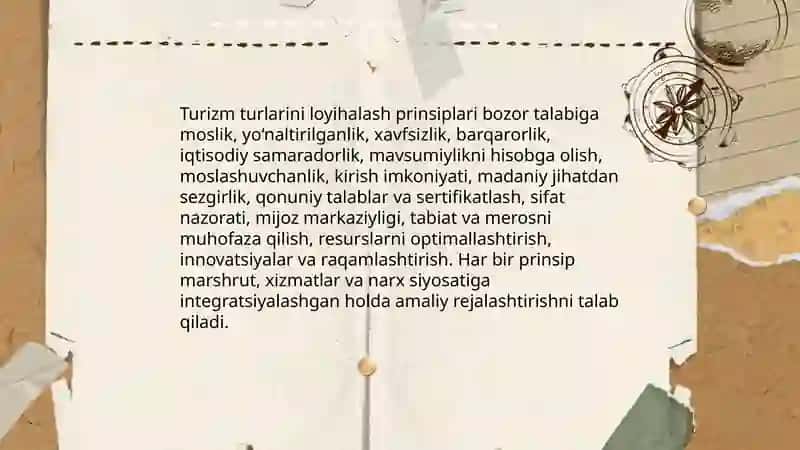 Turizm turlarini ishlab chiqish texnologiyasi 3