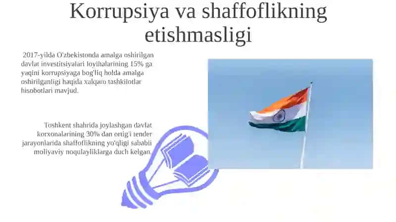 Investitsiyalarni davlat tomonidan qo'llab-quvvatlash masalalari 3