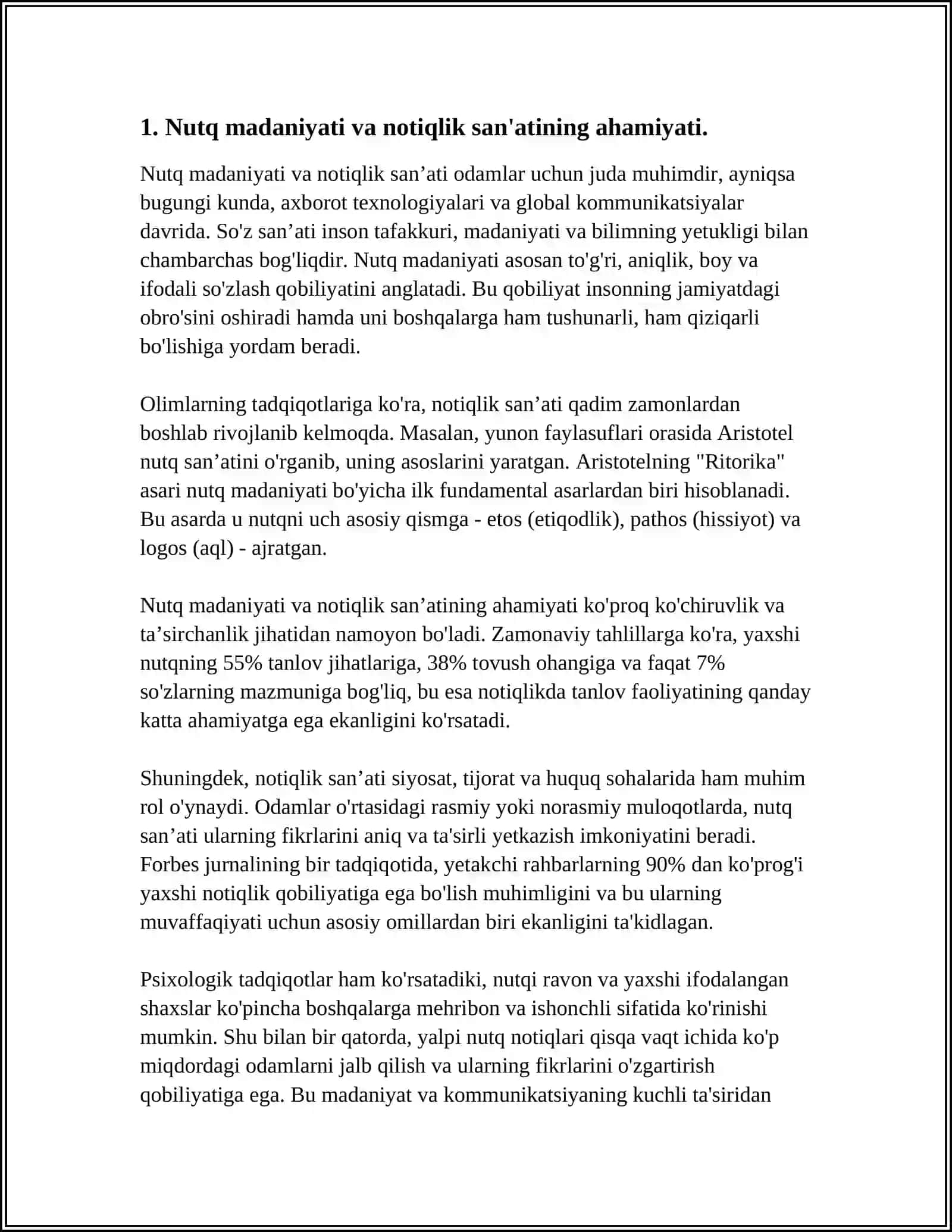 Nutq Madaniyati va Notiqlik San'ati 3