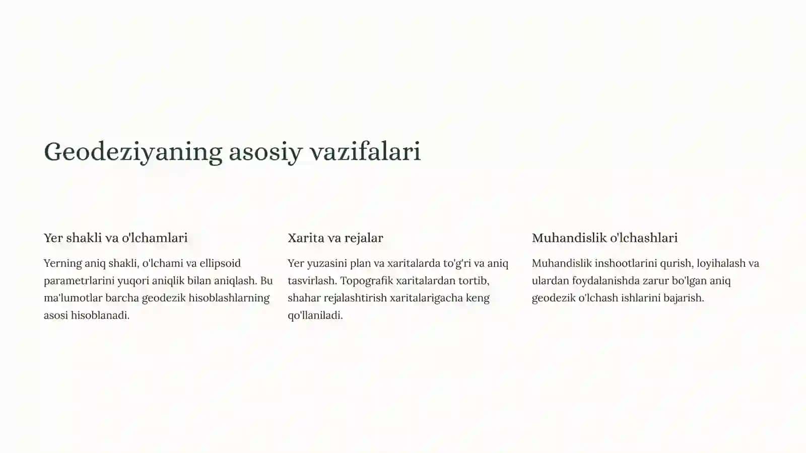 Geodeziya: Yerning vazninianiqlashsan’ati 3