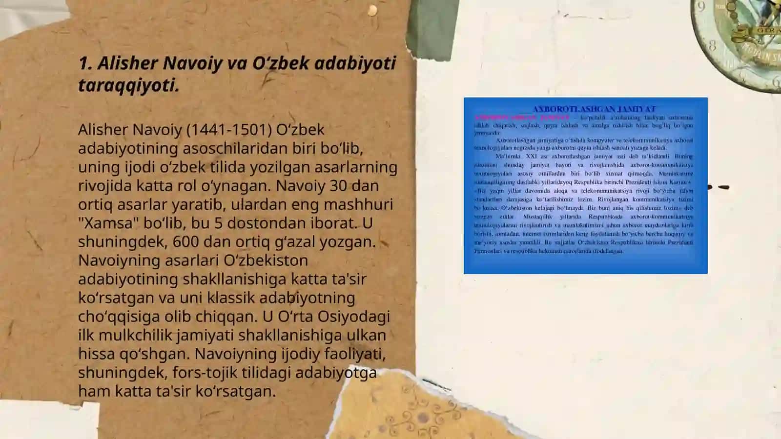 Alisher Navoiy va Oʻzbek adabiyoti taraqqiyoti 3