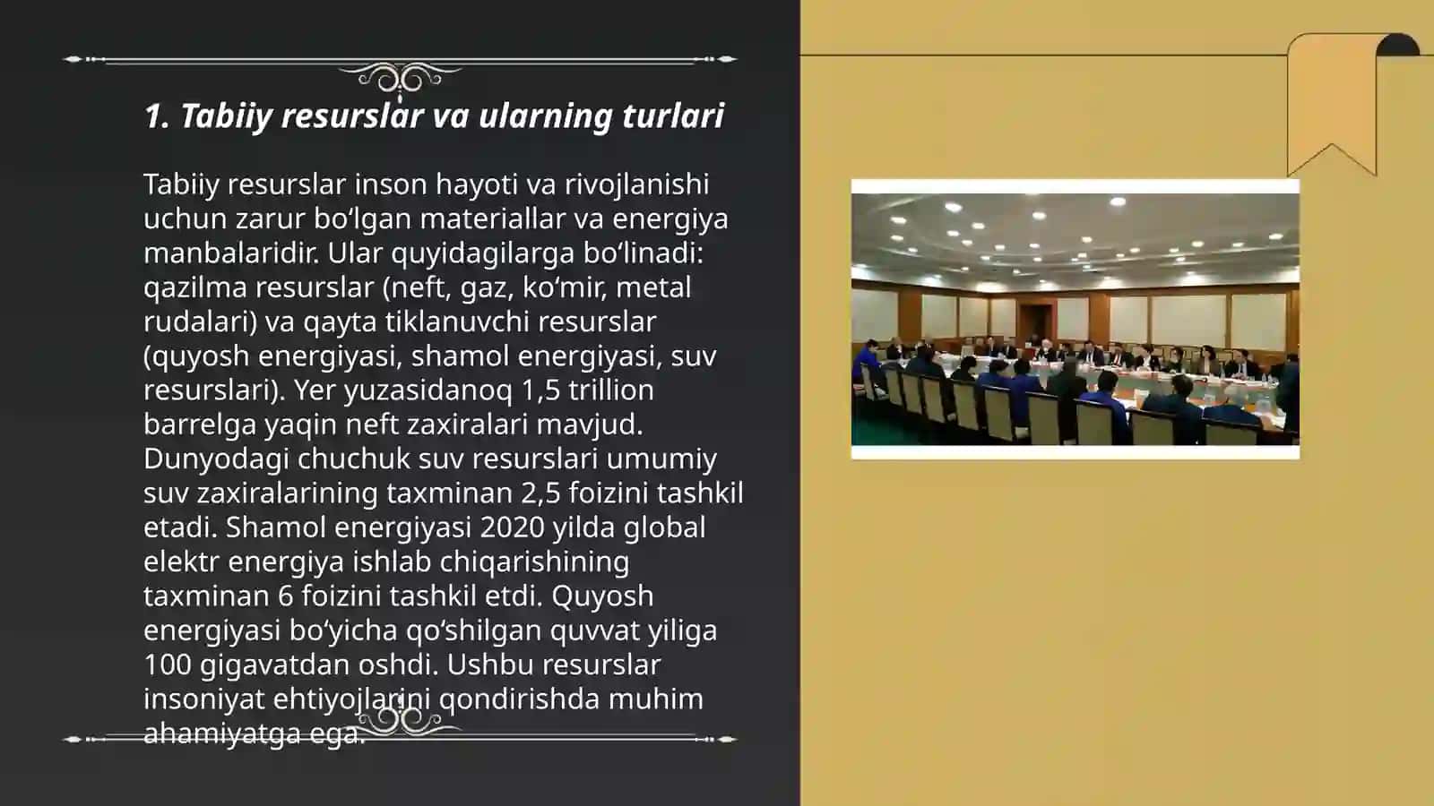 Tabiiy resurslar va ularning turlari 3