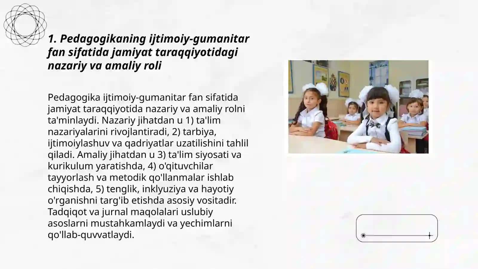 Pedagogikaning ijtimoiy -gumanitar fan sifatida jamiyat taraqqiyotidagi oʻrni 3