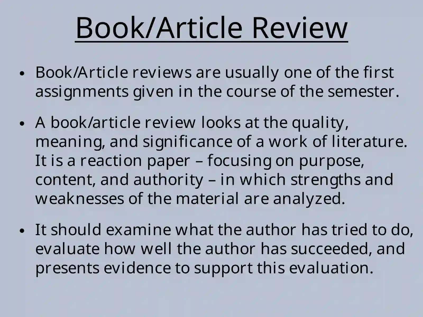 Book/Article Review 3