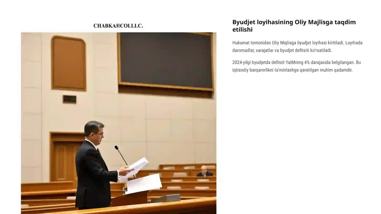 Davlat byudjeti toʼgʼrisidagi Qonunni qabul qilish tartibi 3