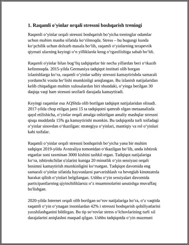 RAQAMLI OʻYINLAR ORQALI PSIXOLOGIK TRENING VA REABILITATSIYA 3