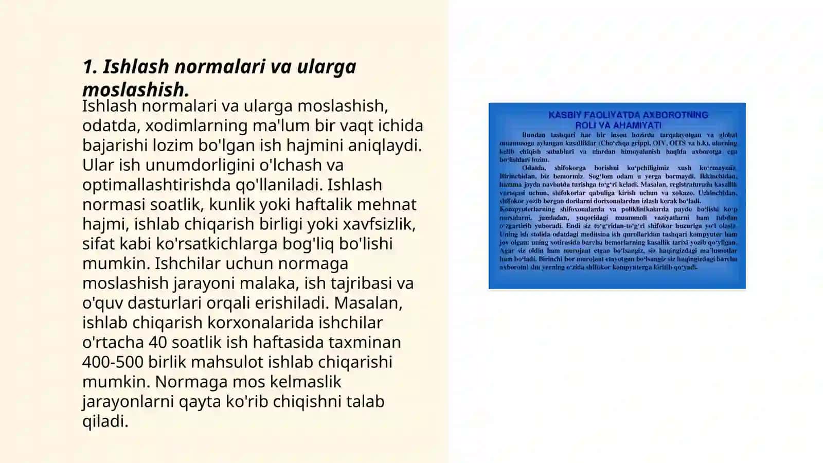 Mehnat rejimi va uning psixologik mohiyati 3