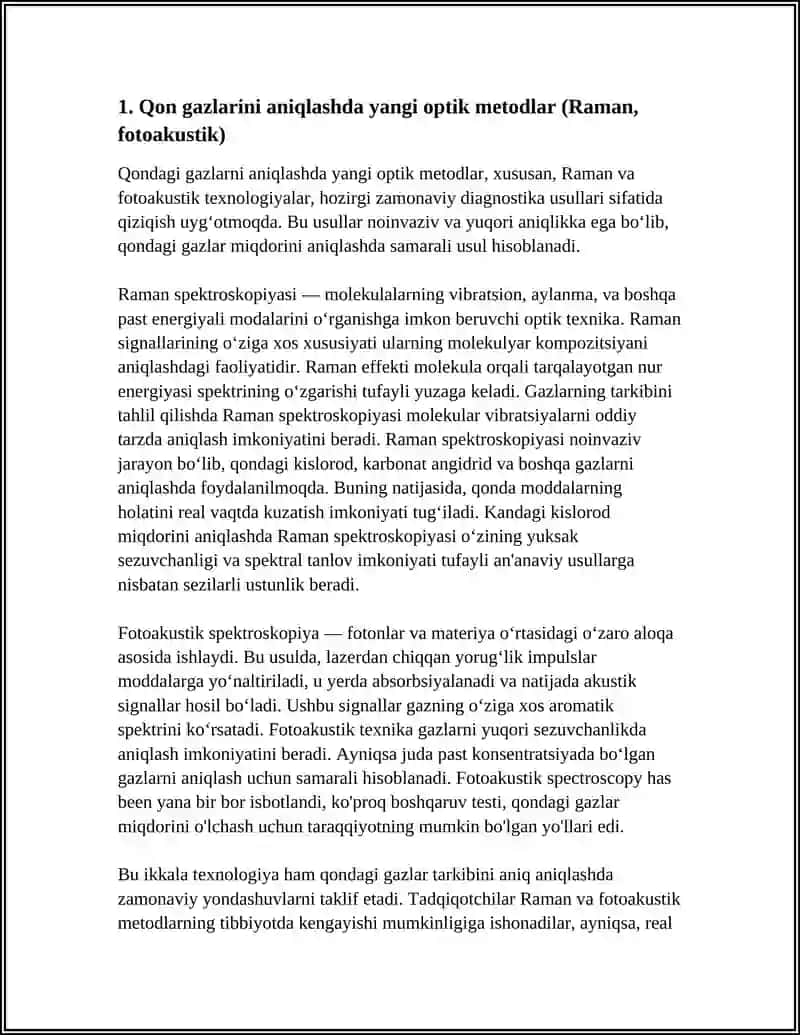 QONDAGI GAZLARNI MIQDORINI ANIQLASHNI YANGI USULLARI 3