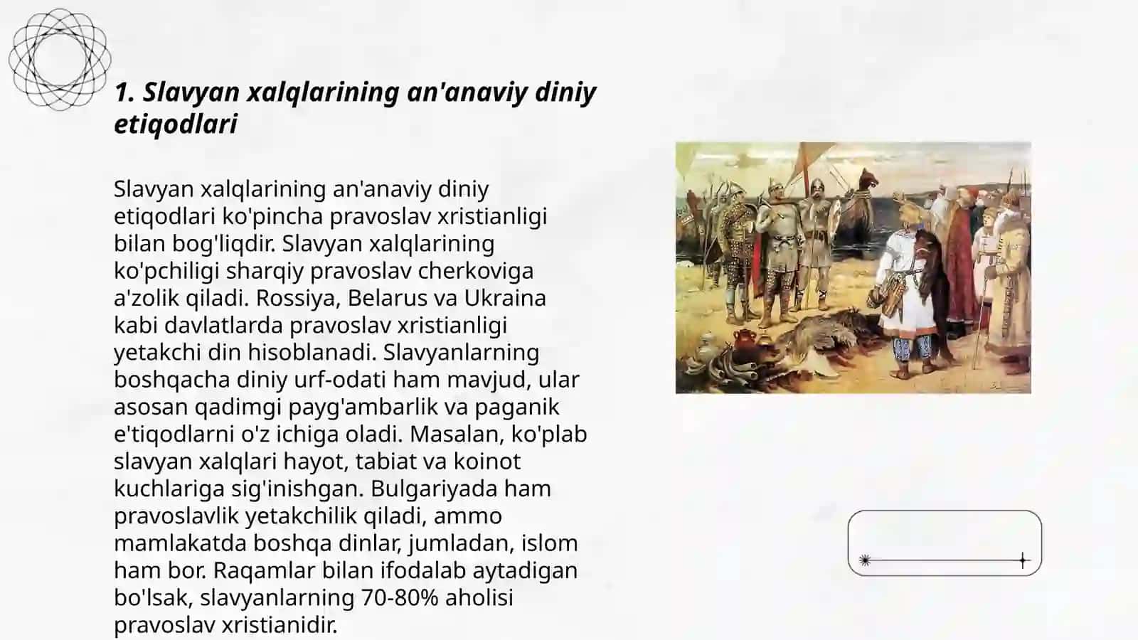 Slavyan xalqlari diniy etiqodlarining óziga xos xususiyatlari 3