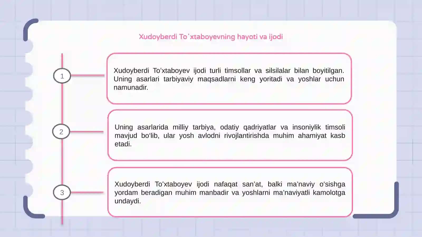 Xudoyberdi Toʻxtaboyevning hayoti va ijodi 3