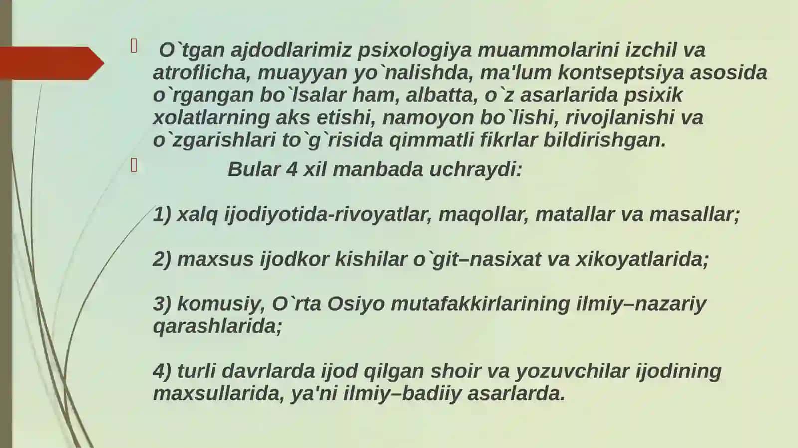 Inson psixikasining ontogenez darivojlanishi 3