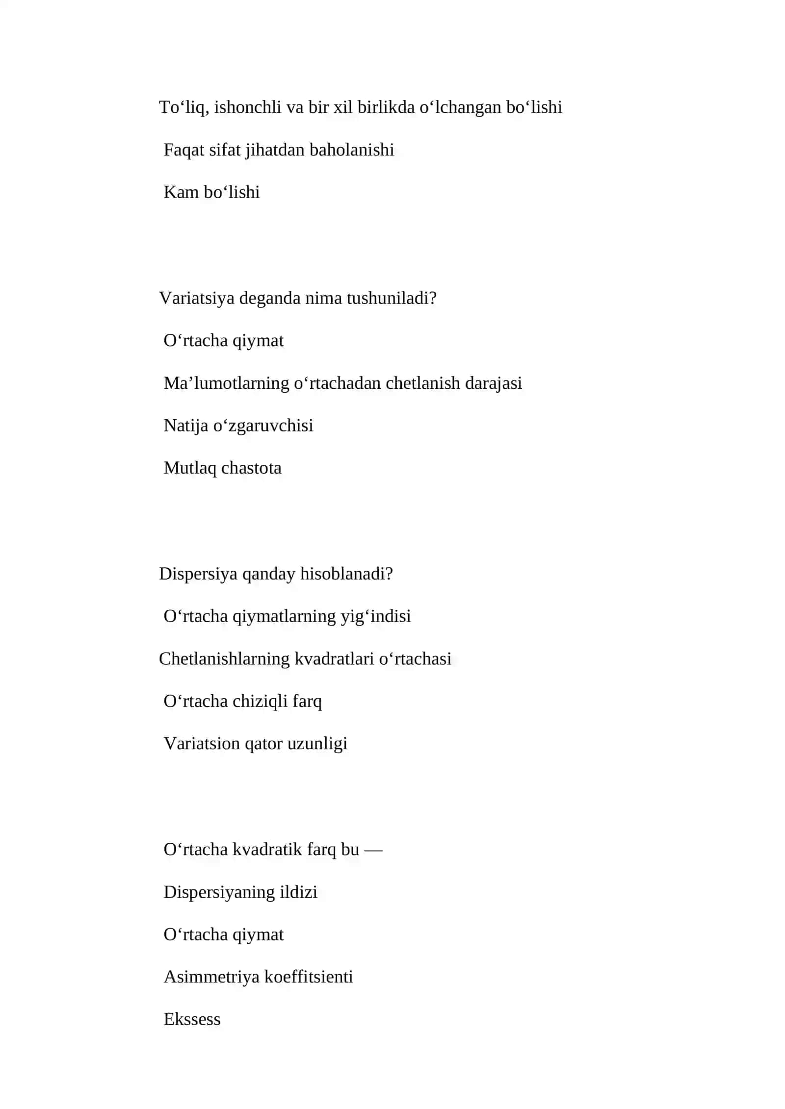 Ekonometrika fanining asosiy maqsadi 3