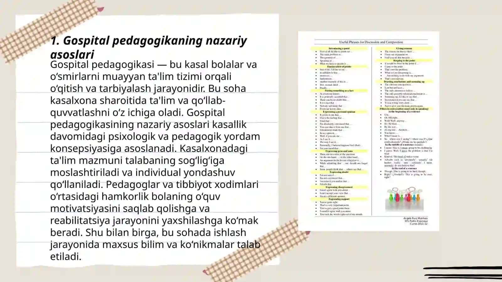 Gospital pedagogika muammolarini oʻrganish 3