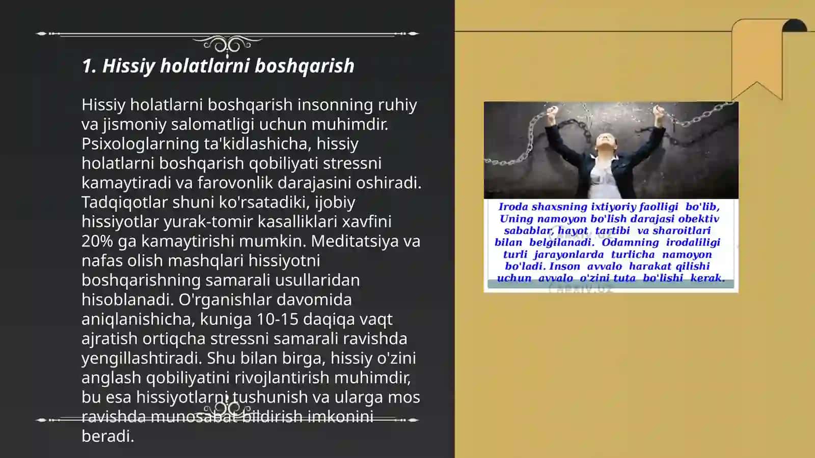 Shaxsning hissiy irodaviy sohasi 3
