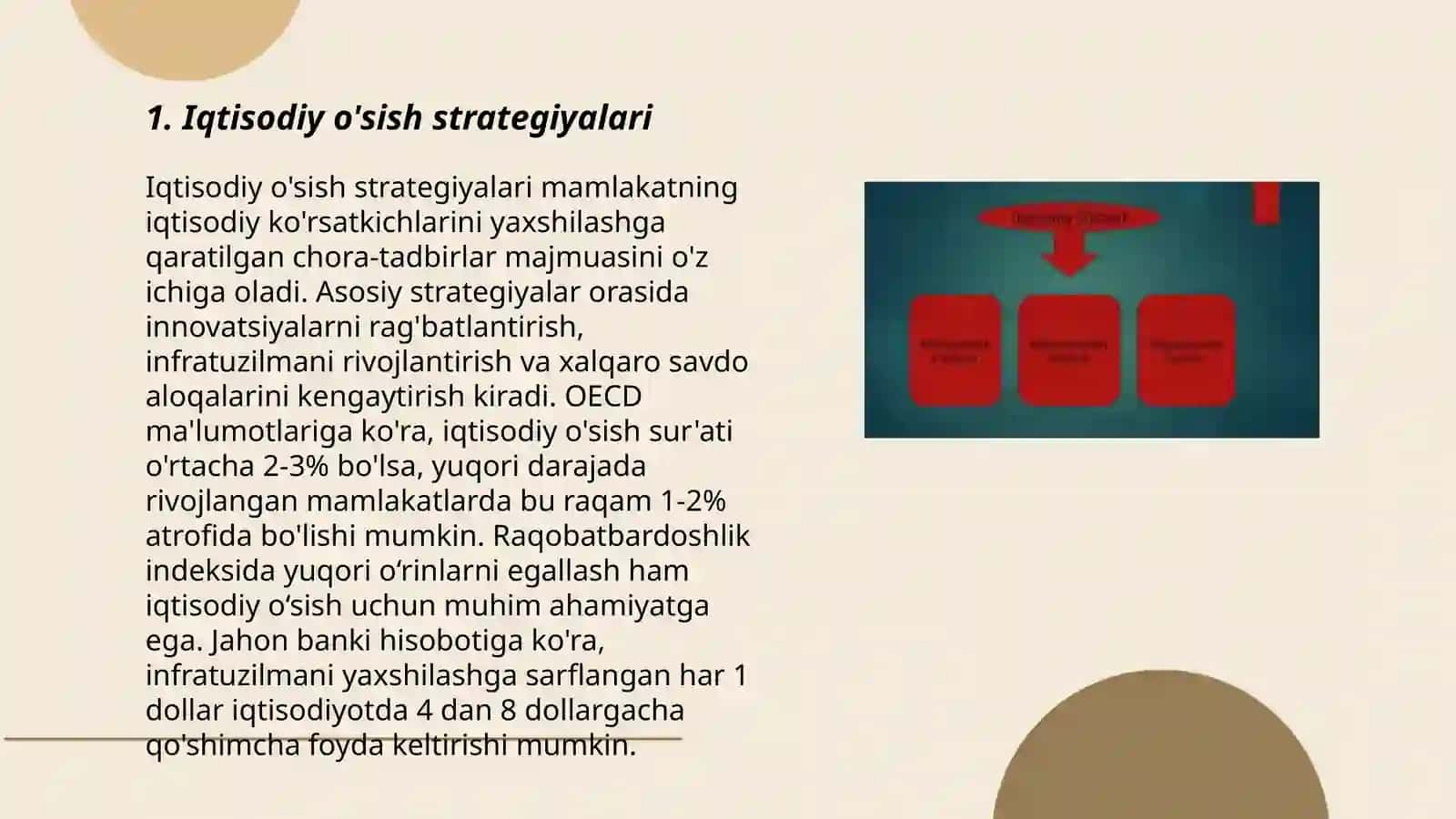 Yuksalish, rivojlanish va iqtisodiy siyosat 3