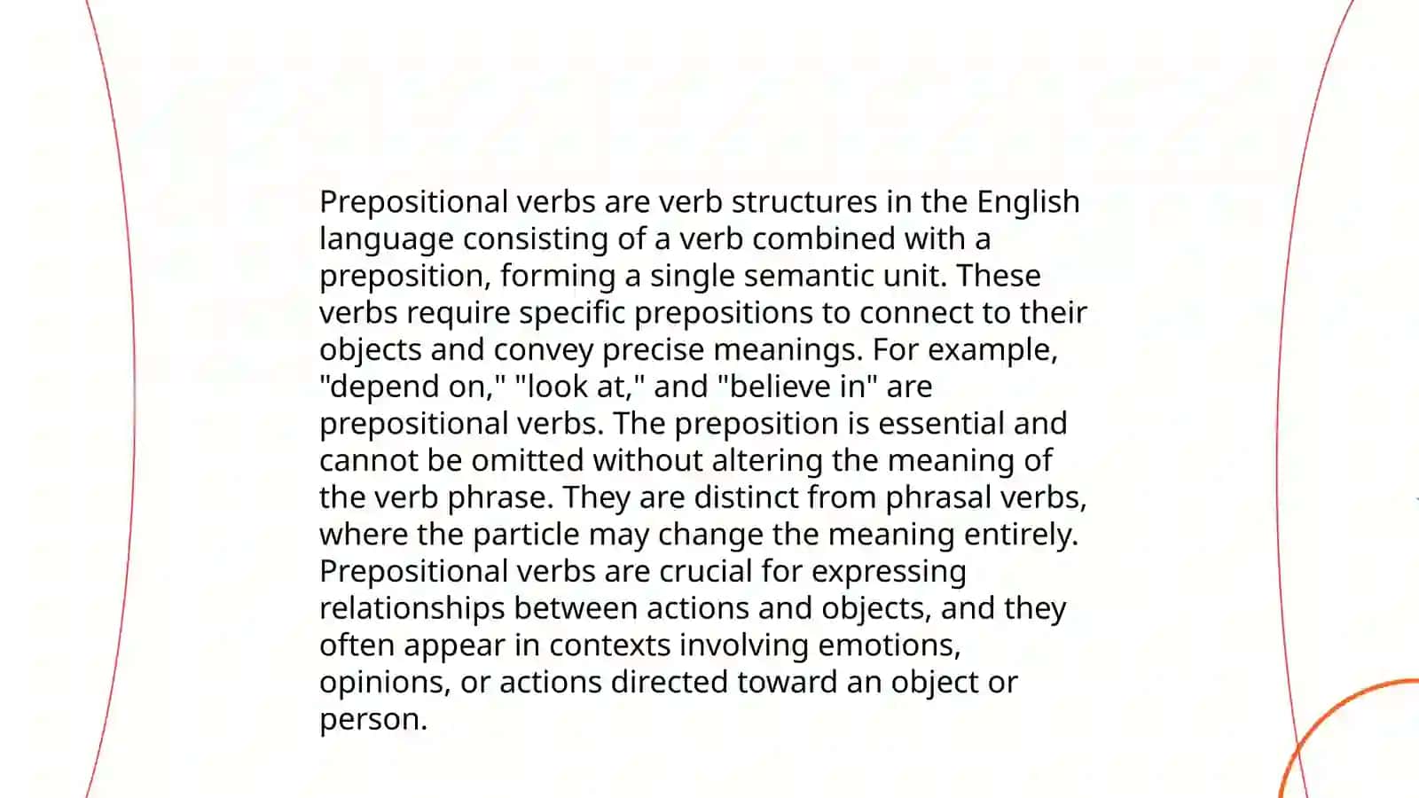Prepositional verbs 3