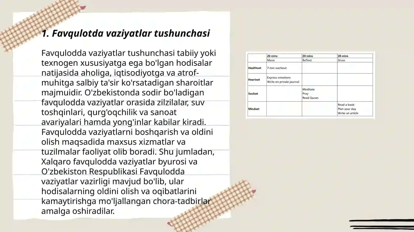 Favqulotda vaziyatlarga tasnif, ularning yuzaga kelish sabablari 3