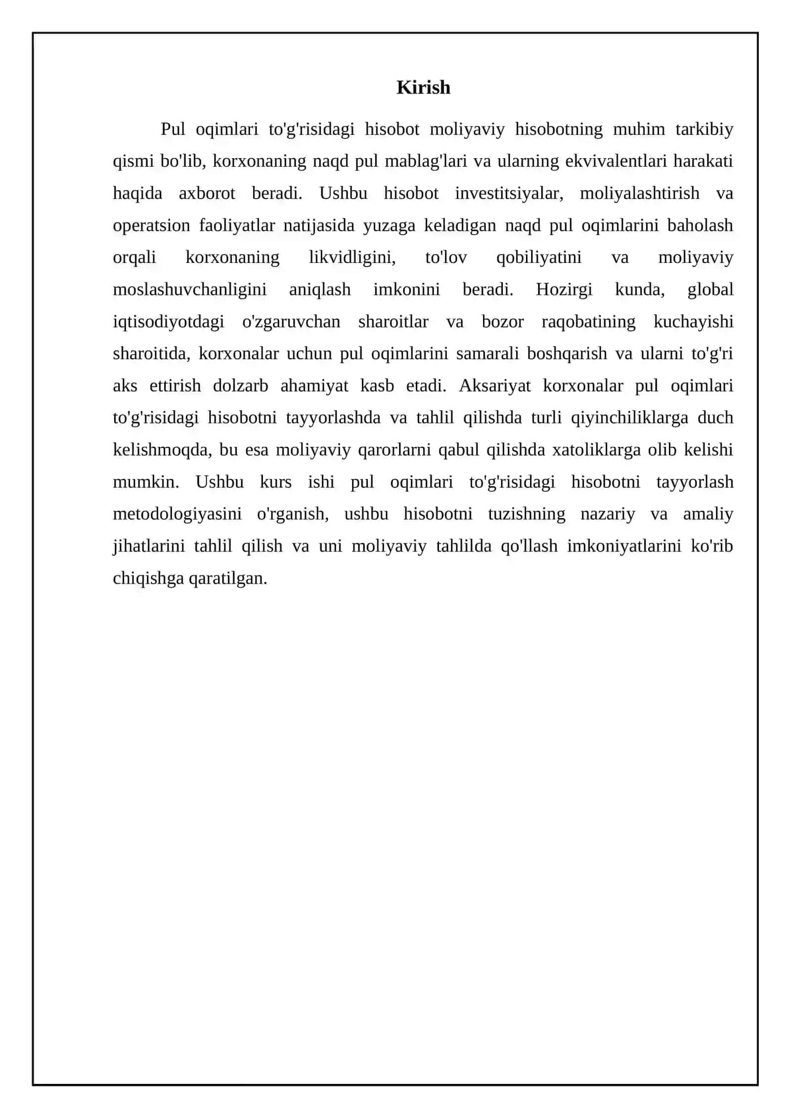 Pul oqimlari togrisidagi hisobodni tayyorlash va tuzish 3