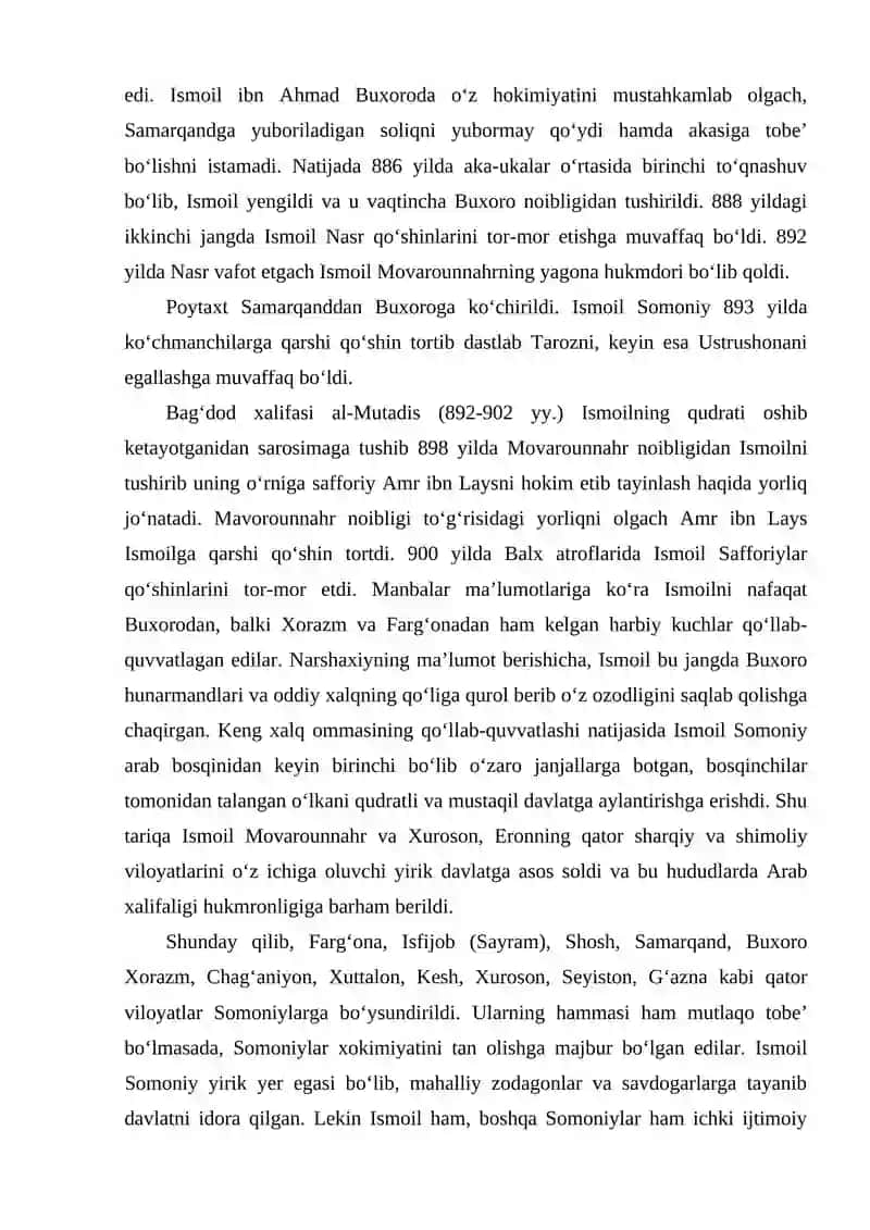 Somoniylar Davlati Tarixi 3
