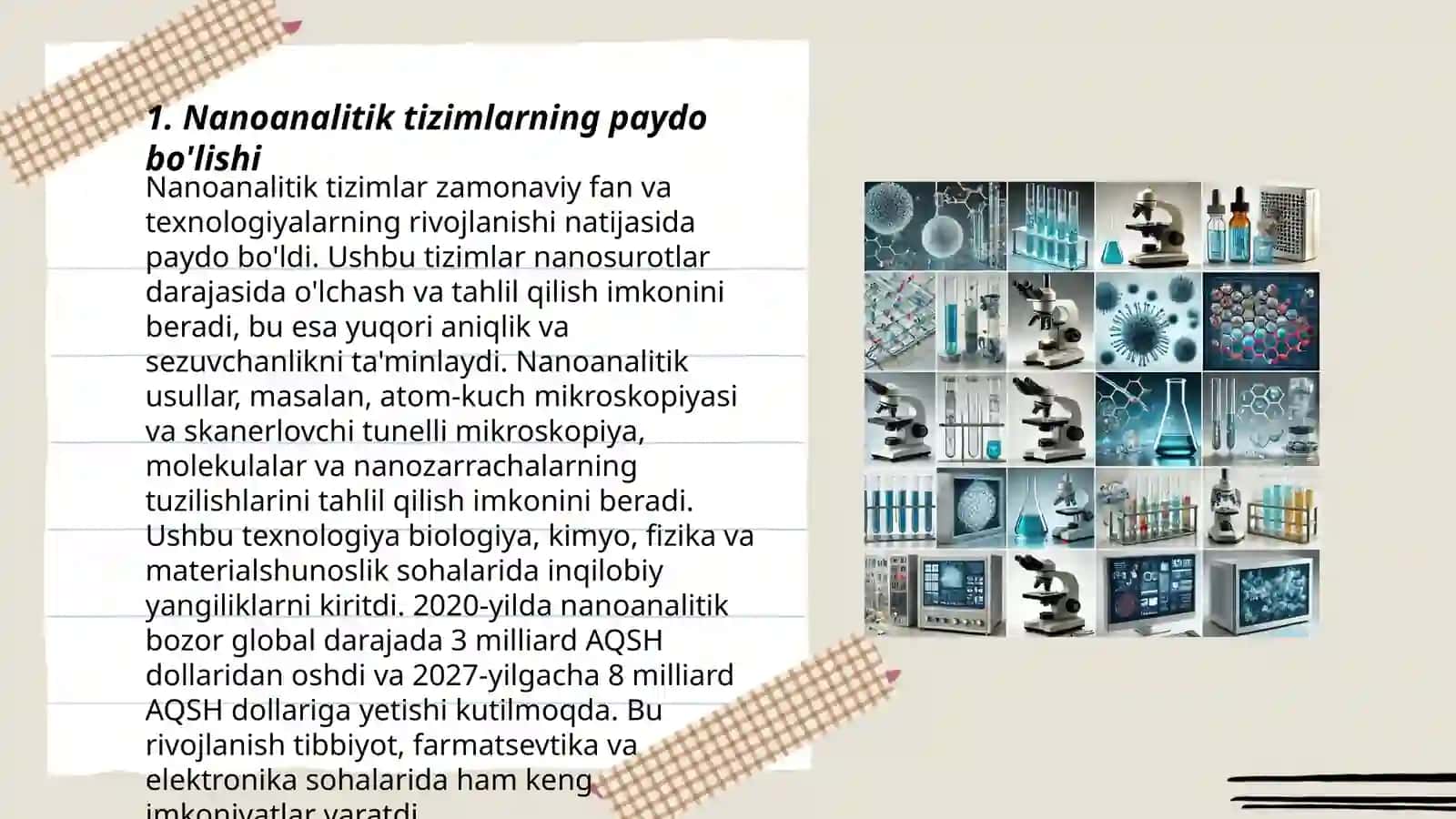 Nanoanalitik tizimlar va zamonaviy bioanalitik tizimlarning rivojlanish tarixi 3
